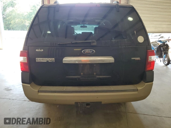 2007 Ford Expedition EL Eddie Bauer with VIN 1FMFK17507LA39140, listed as a Copart auction lot 66208174 with 261,227 mi miles and Clean Title. Bid and sale history available at carsss.com. Image 6.