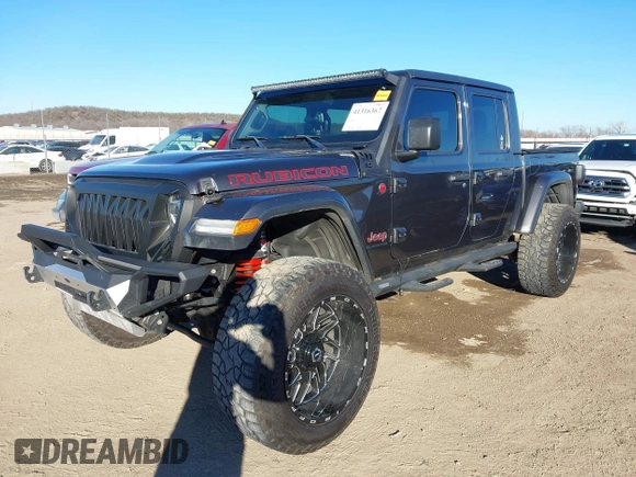 2020 Jeep Gladiator Rubicon with VIN 1C6JJTBG5LL179188, listed as a IAAI auction lot 41316367 with 136,670 mi miles and . Bid and sale history available at DreamBid. Image 17.