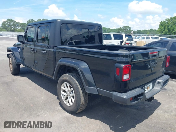 2023 Jeep Gladiator Sport S with VIN 1C6HJTAGXPL543319, listed as a IAAI auction lot 42499587 with 45,140 mi miles and . Bid and sale history available at DreamBid. Image 3.