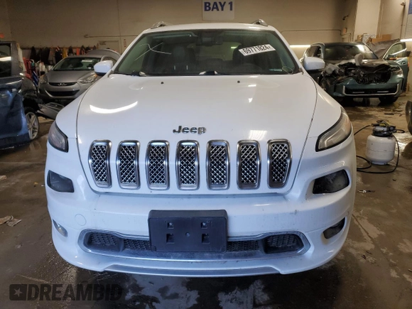 2018 Jeep Cherokee Overland z VIN 1C4PJMJX4JD614218, wystawiony jako Copart lot #69771824 z przebiegiem 59 695 mil mil oraz Szkoda całkowita • Salvage title. Historia ofert i sprzedaży dostępna na DreamBid. Obrazek 5.