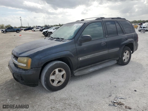 2003 Chevrolet TrailBlazer LS with VIN 1GNDS13S432290600, listed as a Copart auction lot 47799975 with 183,311 mi miles and Clean Title. Bid and sale history available at carsss.com. Image 1.