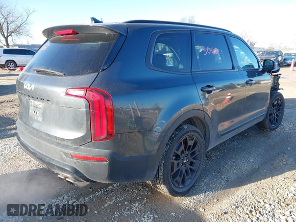 2022 Kia Telluride EX with VIN 5XYP3DHCXNG295136, listed as a IAAI auction lot 41753062 with 46,664 mi miles and . Bid and sale history available at carsss.com. Image 4.