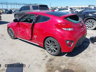2016 Hyundai Veloster Turbo with VIN KMHTC6AE6GU294648, listed as a IAAI auction lot 42311378 with 94,552 mi miles and . Bid and sale history available at DreamBid. Image 3.