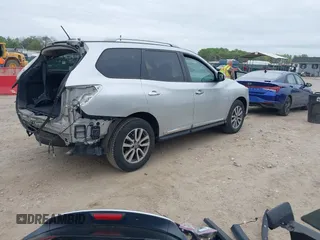 2015 Nissan Pathfinder SL с VIN 5N1AR2MM4FC652352, выставлен на аукционе IAAI как лот 42081523 с пробегом 102 687 миль миль и . История ставок и продаж доступна на DreamBid. Изображение 4.