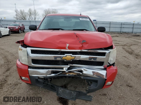 2010 Chevrolet Silverado 1500 LT with VIN 3GCRKSE37AG249876, listed as a Copart auction lot 54674925 with 186,739 mi miles and Salvage Title. Bid and sale history available at DreamBid. Image 5.