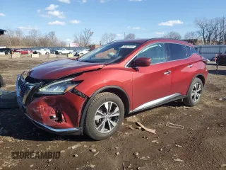 2019 Nissan Murano SV z VIN 5N1AZ2MJ8KN106206, wystawiony jako Copart lot #50527035 z przebiegiem 138 365 mil mil oraz Szkoda całkowita • Salvage title. Historia ofert i sprzedaży dostępna na DreamBid. Obrazek 1.