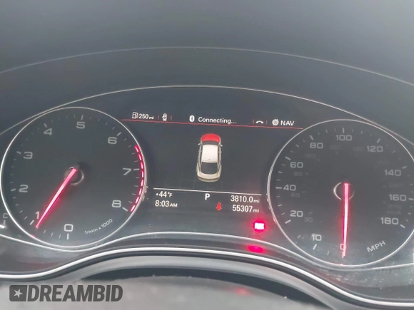 2013 Audi A7 3.0 Prestige with VIN WAU2GAFC4DN021984, listed as a IAAI auction lot 41687095 with 55,307 mi miles. Bid and sale history available at carsss.com. Image 7.