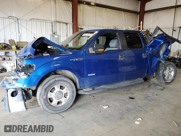 2012 Ford F-150 XL with VIN 1FTFW1ET5CFA59595, listed as a Copart auction lot 55673103 with Not provided miles and Salvage title. Bid and sale history available at DreamBid. Image 1.