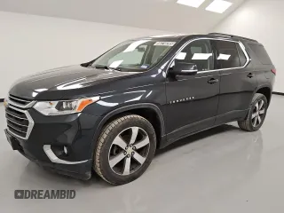 2020 Chevrolet Traverse LT Leather with VIN 1GNERHKW1LJ132833, listed as a Copart auction lot 48318285 with 110,084 mi miles and Clean Title. Bid and sale history available at carsss.com. Image 1.