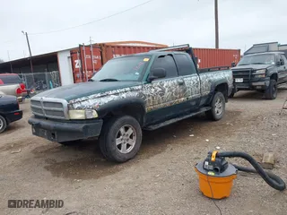 2001 Dodge Ram 1500 with VIN 1B7HF13Y21J574877, listed as a IAAI auction lot 41568293 with 181,504 mi miles. Bid and sale history available at carsss.com. Image 2.
