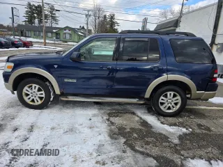 2008 Ford Explorer Eddie Bauer with VIN 1FMEU74868UA20840, listed as a Copart auction lot 43309965 with 153,520 mi miles and Clean Title. Bid and sale history available at carsss.com. Image 1.