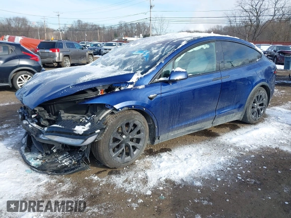 2022 Tesla Model X Plaid z VIN 7SAXCBE69NF343318, wystawiony jako IAAI lot #41387403 z przebiegiem Nie podano mil oraz . Historia ofert i sprzedaży dostępna na DreamBid. Obrazek 19.