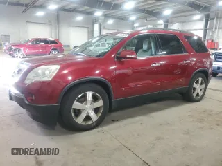 2010 GMC Acadia SLT1 with VIN 1GKLVMED0AJ112332, listed as a Copart auction lot 52030965 with 121,042 mi miles and Salvage Title. Bid and sale history available at carsss.com. Image 1.