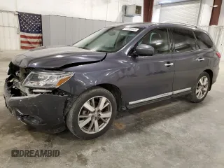 2014 Nissan Pathfinder Platinum с VIN 5N1AR2MM8EC673493, выставлен на аукционе Copart как лот 61280545 с пробегом 100 569 миль миль и Списание • Salvage title. История ставок и продаж доступна на DreamBid. Изображение 1.