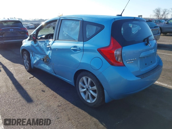 2015 Nissan Note SV with VIN 3N1CE2CP7FL375420, listed as a IAAI auction lot 41648943 with 84,974 mi miles and . Bid and sale history available at DreamBid. Image 3.