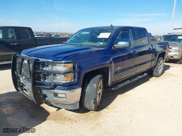 2014 Chevrolet Silverado 1500 LT with VIN 3GCPCREC9EG418170, listed as a IAAI auction lot 41392198 with 222,734 mi miles. Bid and sale history available at carsss.com. Image 2.