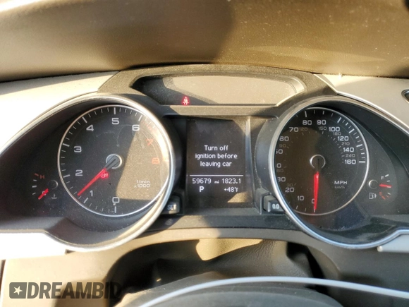 2015 Audi A5 Premium with VIN WAUCFAFH2FN007118, listed as a Copart auction lot 44328285 with 59,679 mi miles and Salvage title. Bid and sale history available at DreamBid. Image 9.