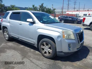 2010 GMC Terrain SLE-1 with VIN 2CTFLCEW0A6276238, listed as a IAAI auction lot 42017808 with 168,853 mi miles. Bid and sale history available at carsss.com. Image 1.