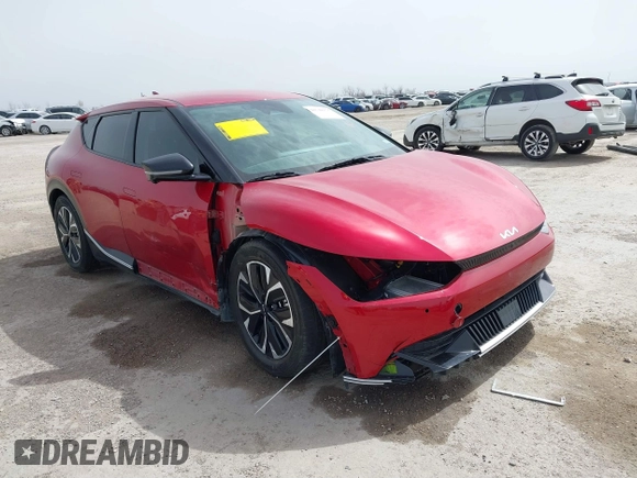 2022 Kia EV6 Wind z VIN KNDC3DLC6N5089018, wystawiony jako IAAI lot #41748175 z przebiegiem 25 157 mil mil oraz . Historia ofert i sprzedaży dostępna na DreamBid. Obrazek 1.