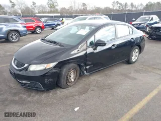 2015 Honda Civic Sedan LX with VIN 19XFB2F57FE283449, listed as a IAAI auction lot 41697256 with 138,857 mi miles. Bid and sale history available at carsss.com. Image 2.