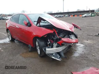 2014 Dodge Dart Limited with VIN 1C3CDFCBXED668992, listed as a IAAI auction lot 41836744 with 56,025 mi miles. Bid and sale history available at carsss.com. Image 1.