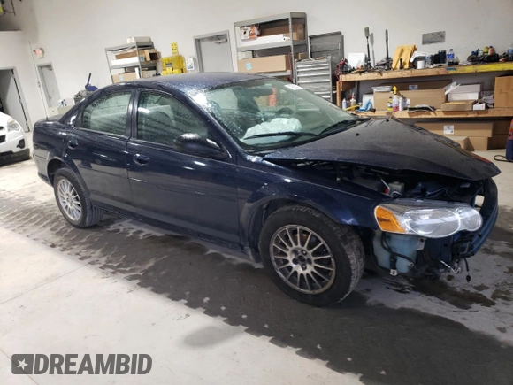 2005 Chrysler Sebring with VIN 1C3EL46X35N619859, listed as a Copart auction lot 54885624 with 192,903 mi miles and Salvage title. Bid and sale history available at DreamBid. Image 4.