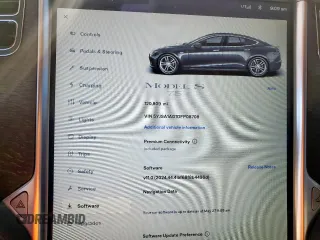 2013 Tesla Model S z VIN 5YJSA1AG1DFP08708, wystawiony jako Copart lot #58403985 z przebiegiem 120 809 mil mil oraz Szkoda całkowita • Salvage title. Historia ofert i sprzedaży dostępna na DreamBid. Obrazek 9.