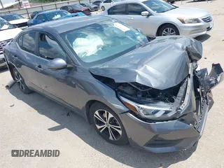 2020 Nissan Sentra SV z VIN 3N1AB8CV5LY243191, wystawiony jako IAAI lot #42227126 z przebiegiem 49 240 mil mil oraz . Historia ofert i sprzedaży dostępna na DreamBid. Obrazek 1.