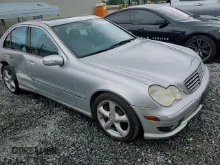 2005 Mercedes-Benz C 230 Kompressor with VIN WDBRF40J25F667368, listed as a Copart auction lot 59930135 with 149,996 mi miles and Salvage title. Bid and sale history available at DreamBid. Image 13.