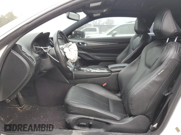 2020 Infiniti Q60 Luxe with VIN JN1EV7EK0LM340405, listed as a Copart auction lot 47387225 with 88,219 mi miles and Salvage title. Bid and sale history available at DreamBid. Image 7.