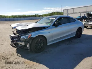 2017 Mercedes-Benz C 43 AMG with VIN WDDWJ6EB7HF507173, listed as a Copart auction lot 55926165 with 83,460 mi miles and Salvage title. Bid and sale history available at DreamBid. Image 1.