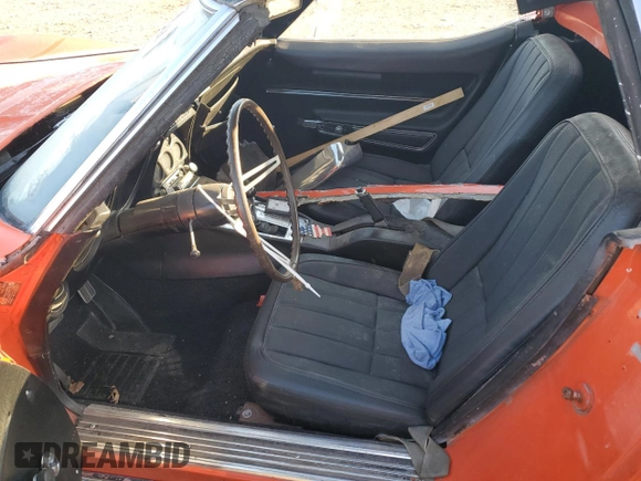 1968 Chevrolet Corvette z VIN 194678S407304, wystawiony jako Copart lot #80236834 z przebiegiem 32 639 mil mil oraz Szkoda całkowita • Salvage title. Historia ofert i sprzedaży dostępna na DreamBid. Obrazek 7.