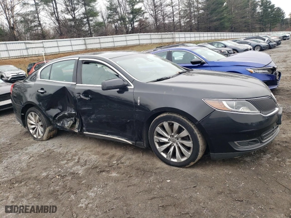 2015 Lincoln MKS with VIN 1LNHL9DK6FG603234, listed as a Copart auction lot 85581964 with 129,979 mi miles and Salvage Title. Bid and sale history available at carsss.com. Image 4.