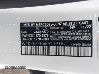 2023 Mercedes-Benz E 350 z VIN W1KZF8EB6PB119187, wystawiony jako IAAI lot #42179987 z przebiegiem 42 813 mil mil oraz . Historia ofert i sprzedaży dostępna na DreamBid. Obrazek 9.