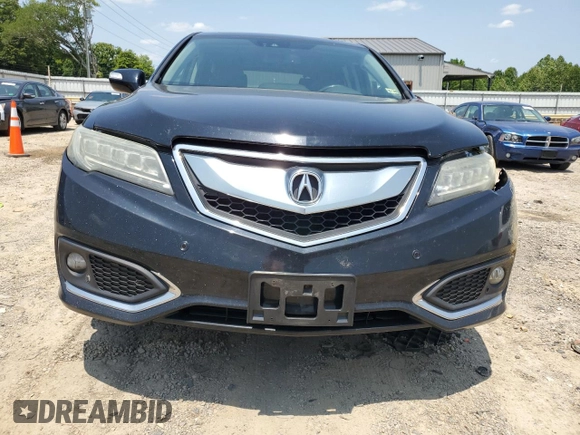 2016 Acura RDX Advance with VIN 5J8TB4H71GL018663, listed as a Copart auction lot 59438725 with 156,167 mi miles and Salvage title. Bid and sale history available at DreamBid. Image 5.
