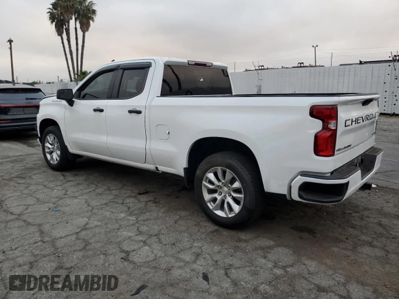 2021 Chevrolet Silverado 1500 Custom with VIN 1GCRWBEH9MZ122437, listed as a Copart auction lot 86158574 with 31,865 mi miles and Salvage Title. Bid and sale history available at DreamBid. Image 2.