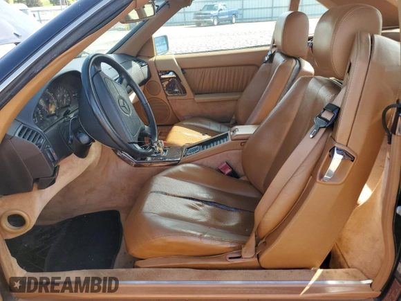 1994 Mercedes-Benz SL with VIN WDBFA63E1RF100599, listed as a Copart auction lot 51619785 with 111,720 mi miles and Clean title. Bid and sale history available at DreamBid. Image 7.