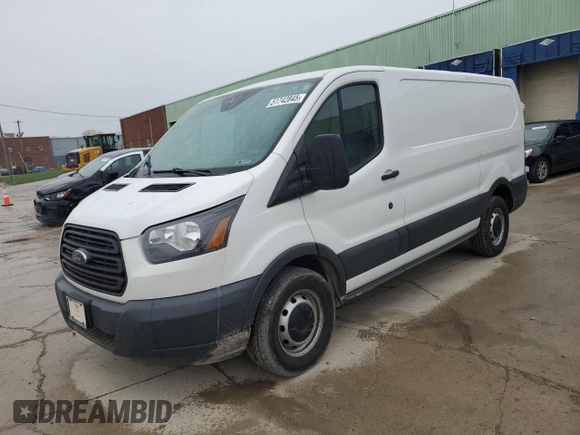 2017 Ford Transit with VIN 1FTYE1ZMXHKA66443, listed as a Copart auction lot 51742845 with 90,808 mi miles and Salvage title. Bid and sale history available at DreamBid. Image 1.