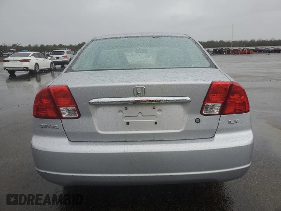 2003 Honda Civic LX z VIN 2HGES16593H517212, wystawiony jako Copart lot #50229755 z przebiegiem 68 033 mil mil oraz Czysty tytuł • Clean title. Historia ofert i sprzedaży dostępna na DreamBid. Obrazek 6.
