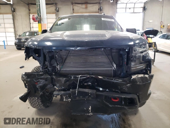 2021 Chevrolet Silverado 1500 LT Trail Boss with VIN 1GCPYFED9MZ349276, listed as a Copart auction lot 55455165 with 69,103 mi miles and Salvage Title. Bid and sale history available at DreamBid. Image 5.