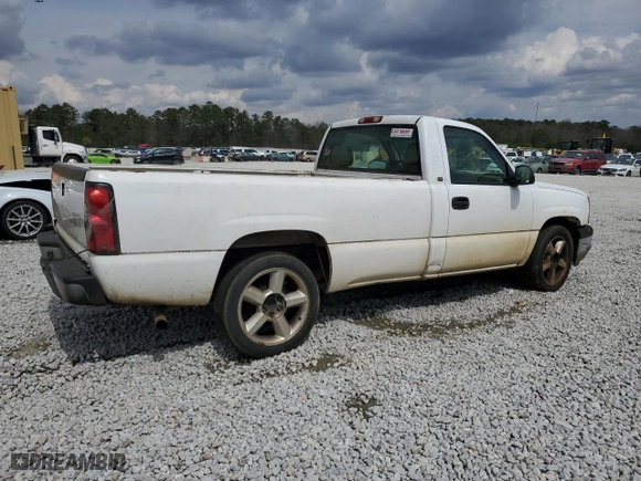 2005 Chevrolet Silverado 1500 Work Truck with VIN 1GCEC14X55Z145449, listed as a Copart auction lot 48924845 with 280,123 mi miles and Salvage Title. Bid and sale history available at carsss.com. Image 3.
