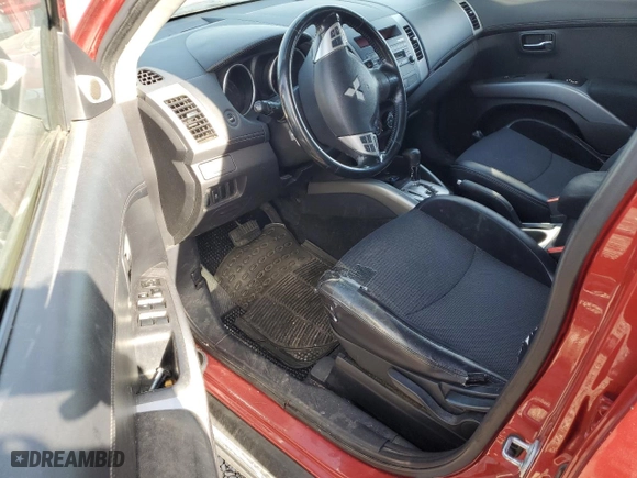2011 Mitsubishi Outlander SE with VIN JA4AS3AW5BU019104, listed as a Copart auction lot 43281945 with 0 mi miles and Salvage Title. Bid and sale history available at carsss.com. Image 8.