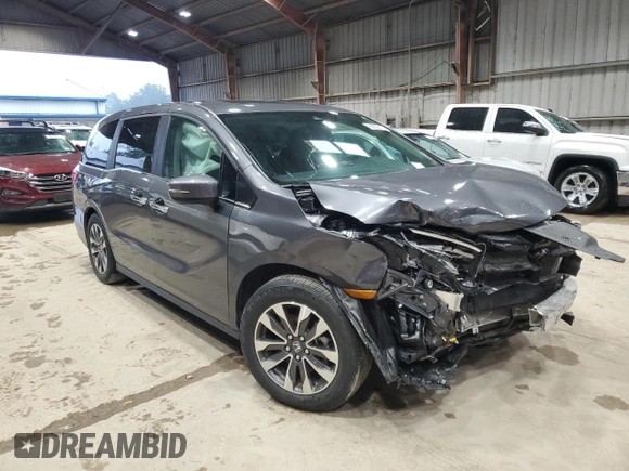 2024 Honda Odyssey EX-L с VIN 5FNRL6H63RB009705, выставлен на аукционе Copart как лот 56059715 с пробегом Не указан миль и Списание • Salvage title. История ставок и продаж доступна на DreamBid. Изображение 4.