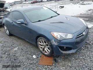 2013 Hyundai Genesis Coupe 3.8 R-Spec with VIN KMHHU6KJ1DU084274, listed as a IAAI auction lot 41755586 with 151,114 mi miles. Bid and sale history available at carsss.com. Image 1.