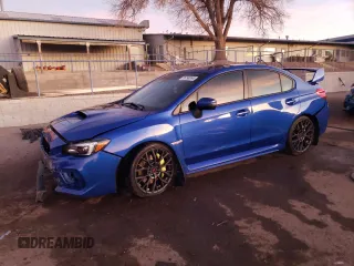 2018 Subaru WRX STI Limited with VIN JF1VA2T68J9828377, listed as a Copart auction lot 85796394 with 53,873 mi miles and Salvage title. Bid and sale history available at DreamBid. Image 1.
