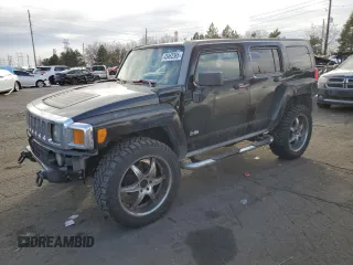 2007 Hummer H3 SUV with VIN 5GTDN13E578105671, listed as a Copart auction lot 43462365 with 266,933 mi miles and Clean Title. Bid and sale history available at DreamBid. Image 1.