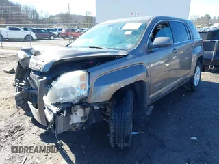2010 GMC Terrain SLE-1 with VIN 2CTFLCEWXA6272651, listed as a IAAI auction lot 41649596 with 112,538 mi miles. Bid and sale history available at carsss.com. Image 2.