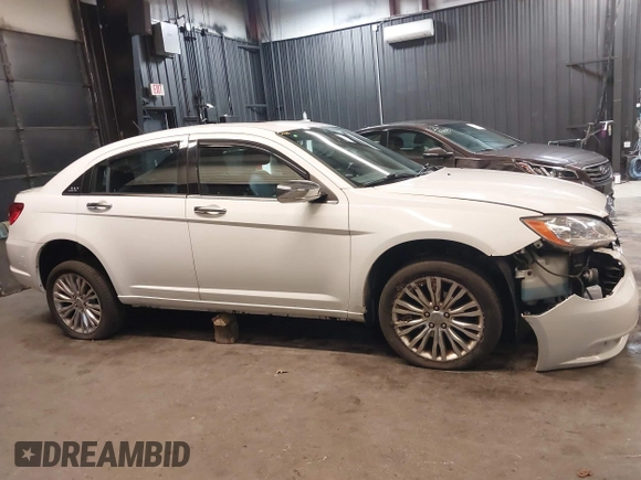 2012 Chrysler 200 Limited with VIN 1C3CCBCG0CN308404, listed as a IAAI auction lot 42063337 with 104,493 mi miles and . Bid and sale history available at DreamBid. Image 13.