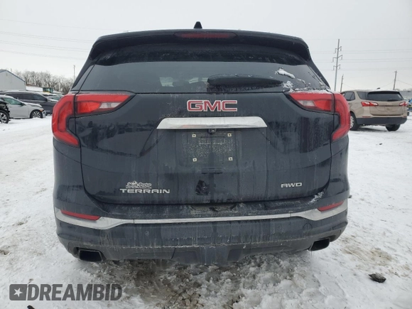 2019 GMC Terrain Denali with VIN 3GKALXEX9KL224548, listed as a Copart auction lot 41626525 with 49,481 mi miles and Salvage Title. Bid and sale history available at DreamBid. Image 6.
