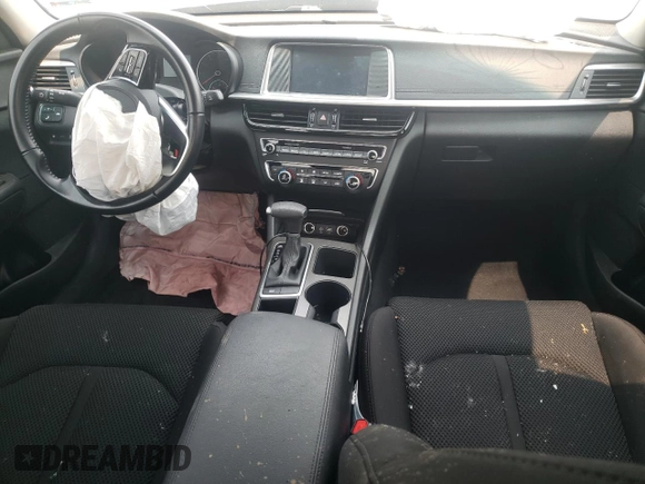 2019 Kia Optima LX with VIN 5XXGT4L31KG319878, listed as a Copart auction lot 52647693 with 48,665 mi miles and Salvage Title. Bid and sale history available at carsss.com. Image 8.